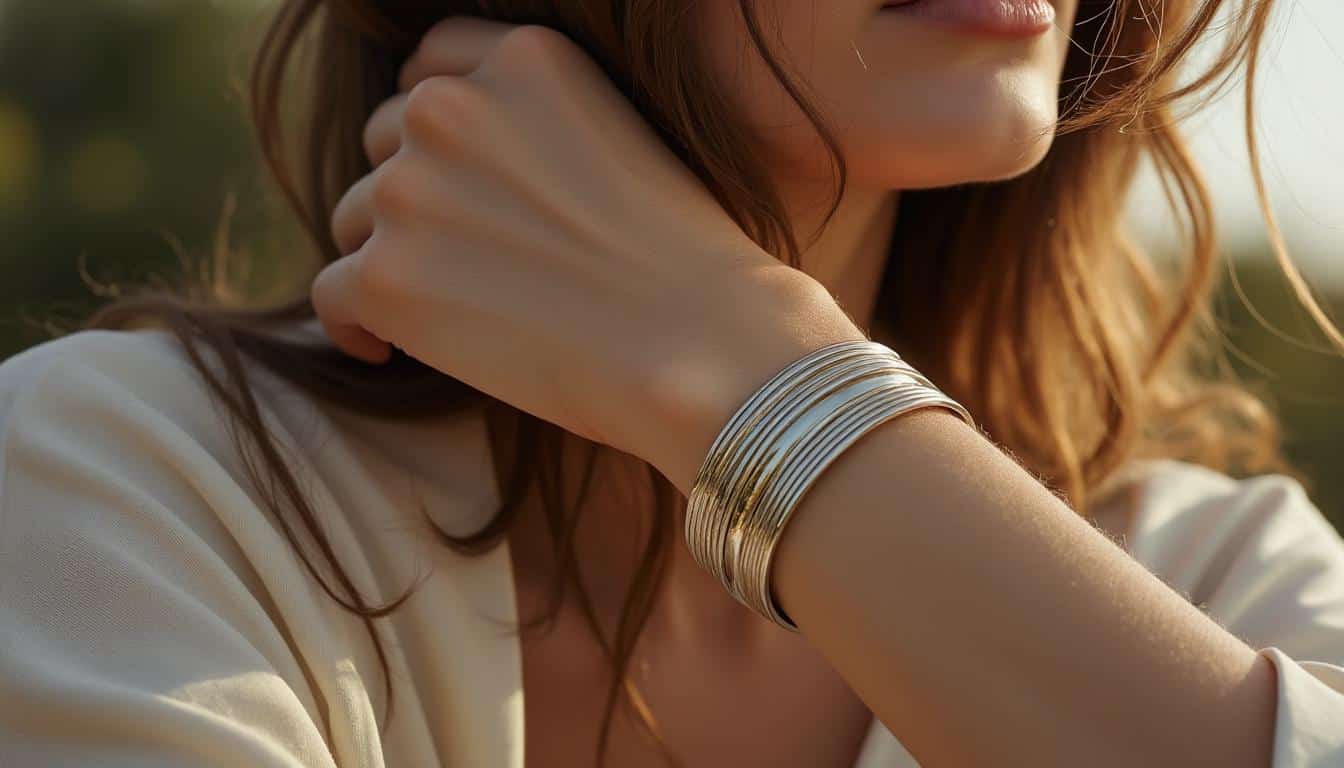 découvrez nos conseils pour porter des bracelets manchettes larges avec style, en évitant de surcharger votre tenue et en mettant en valeur votre look avec élégance.