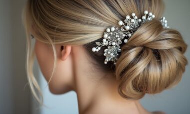 découvrez notre sélection de barrettes pour mariage, des modèles élégants et raffinés pour sublimer votre chignon lors de votre grand jour.