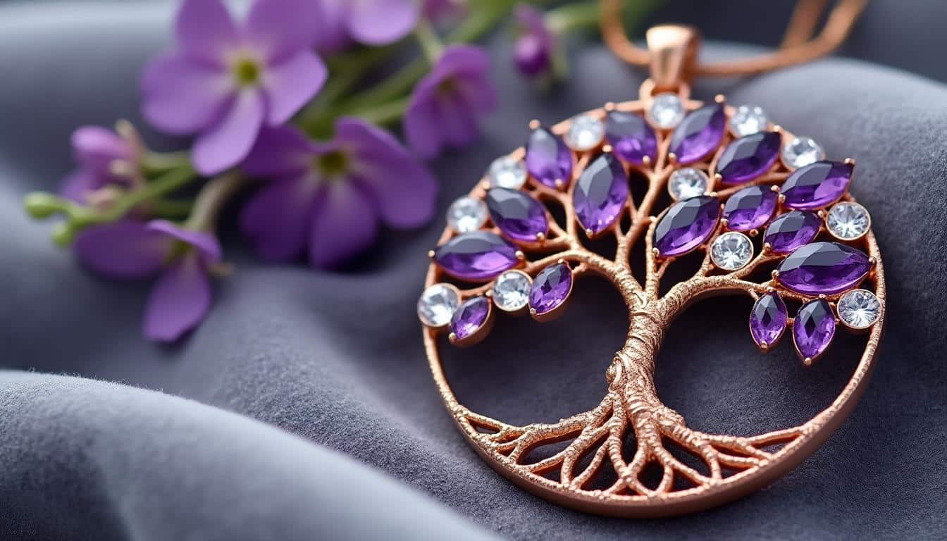 découvrez la signification des matériaux utilisés dans la création des bijoux arbre de vie, et leur symbolisme unique pour un accessoire chargé de sens.