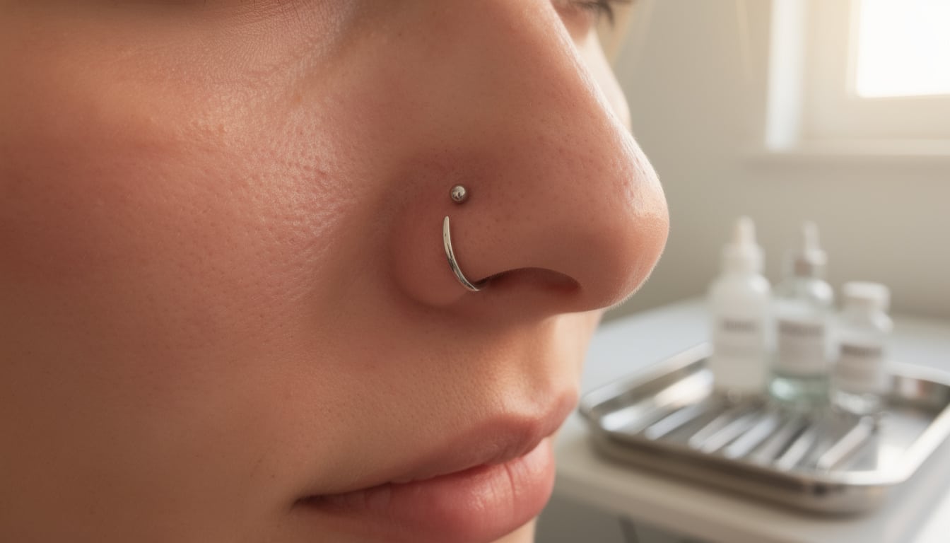découvrez le temps moyen de cicatrisation pour un piercing d’oreille ou de nez, ainsi que des conseils pour bien soigner votre nouveau piercing et éviter les infections.