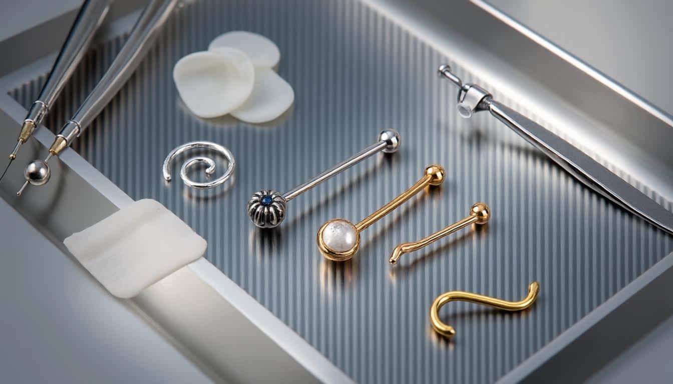 découvrez notre guide complet des meilleurs matériaux pour vos bijoux de piercing d'oreille conch, alliant sécurité, confort et style pour sublimer votre piercing.