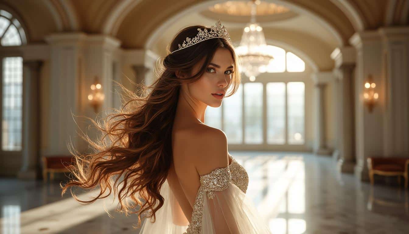 découvrez nos astuces pour porter des tiares de soirée avec une coiffure lâchée et sublimez votre look élégant en toute simplicité.