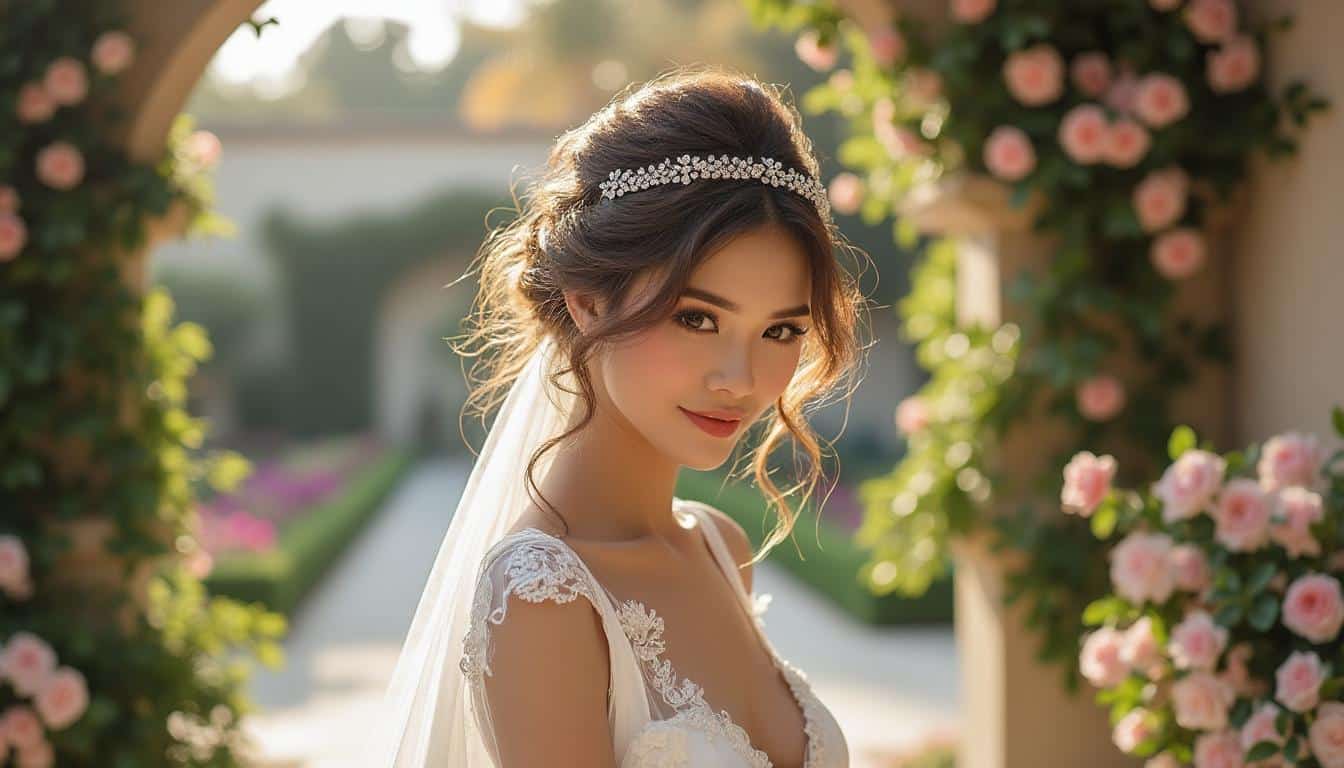 découvrez nos astuces pour porter une tiare de soirée avec une coiffure lâchée et sublimez votre look élégant et naturel.