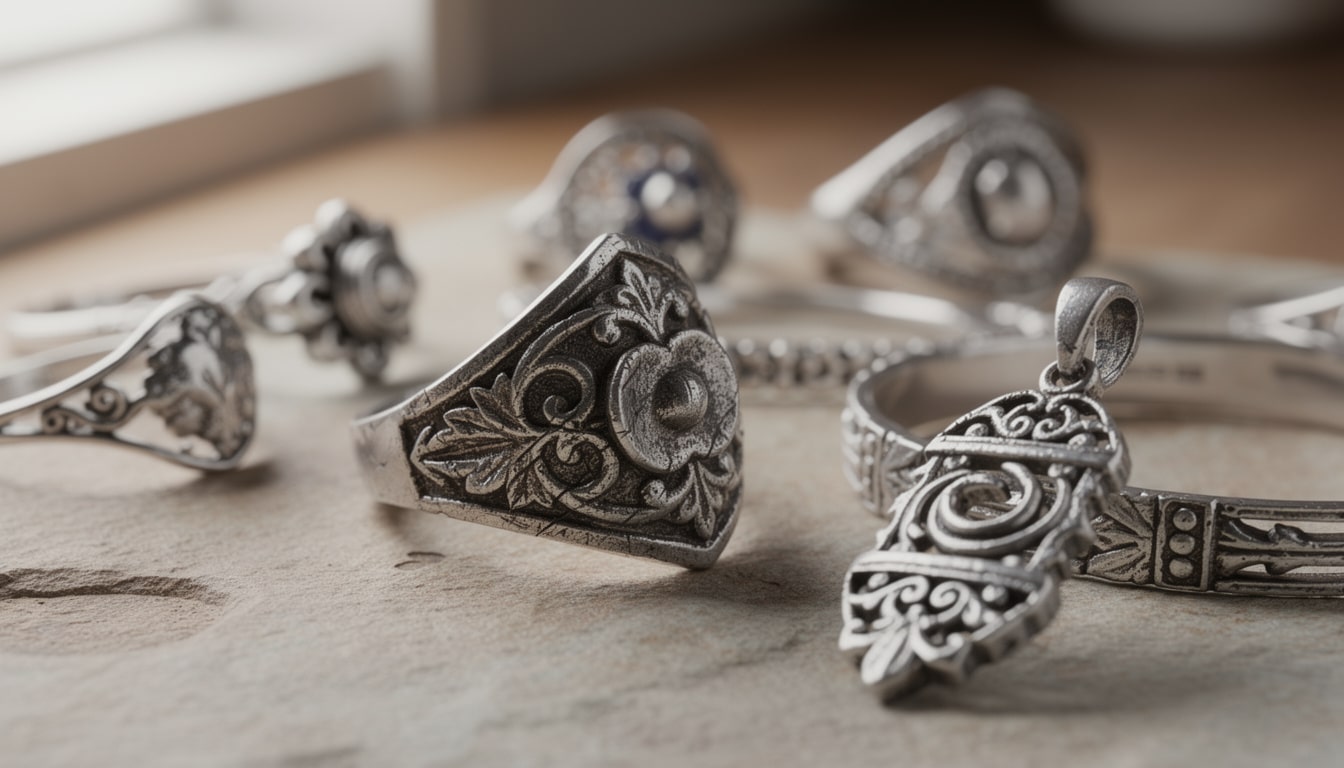 découvrez pourquoi l'argent oxydé est une finition prisée pour un look rustique, alliant authenticité, charme vintage et originalité dans vos bijoux et objets décoratifs.