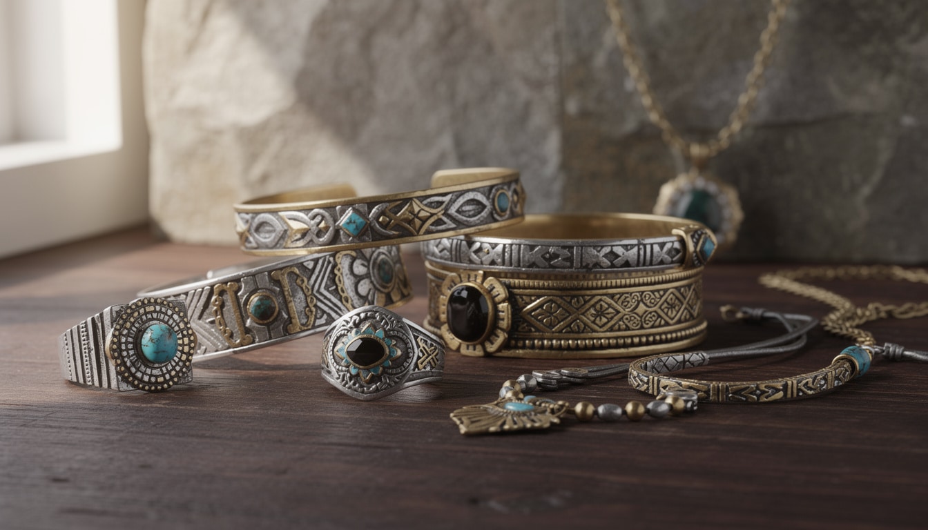 découvrez les bijoux ethniques pour homme, des styles masculins authentiques et tendance qui gagnent en popularité. adoptez un look unique et moderne avec des accessoires empreints de culture et de caractère.