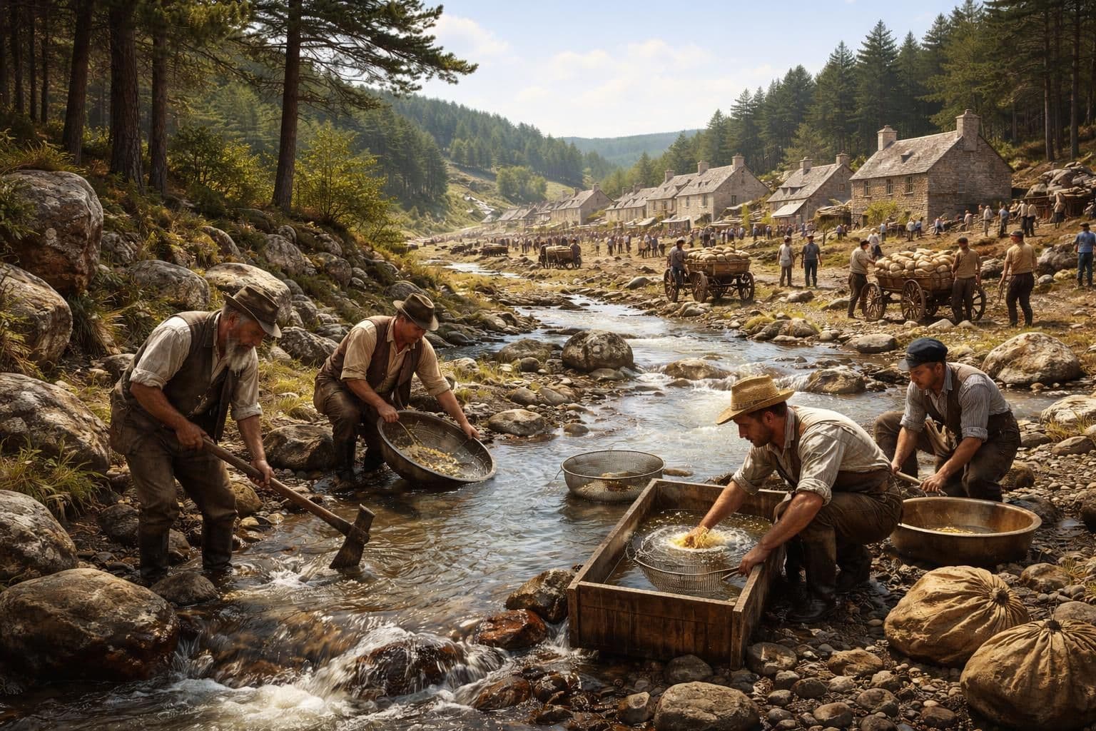 découvrez les grandes découvertes d'or en bretagne et explorez leurs impacts économiques, sociaux et historiques sur la région.