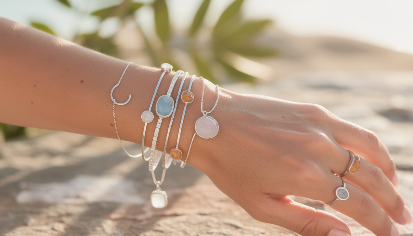 découvrez notre sélection des meilleurs bijoux en argent et or, parfaits pour sublimer une peau claire cet été. élégance et éclat garantis pour toutes vos occasions estivales.