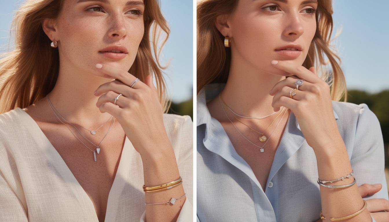 découvrez les meilleurs bijoux en argent et en or spécialement choisis pour sublimer une peau claire cet été. style, élégance et éclat pour vos journées ensoleillées.