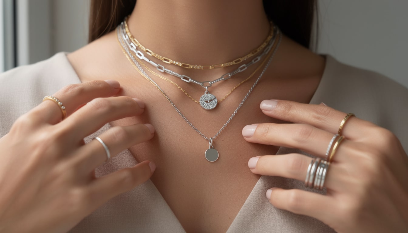 découvrez comment mélanger bijoux en or et en argent pour créer un look chic et élégant, avec nos conseils pour associer ces métaux précieux avec style.