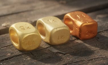 découvrez quel alliage d'or choisir entre 9, 14, 18 ou 24 carats pour allier durabilité et budget dans vos bijoux.