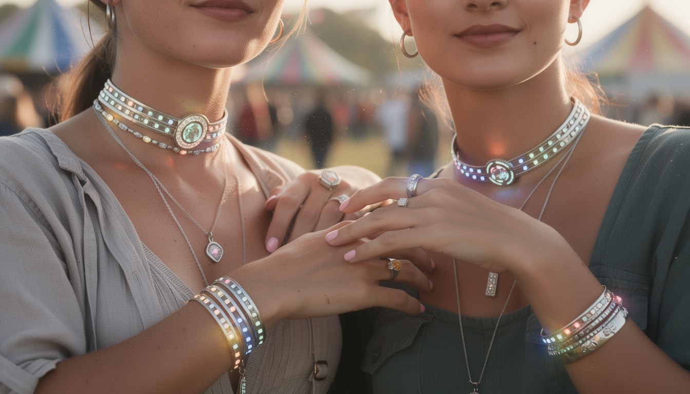 découvrez les bijoux lumineux incontournables pour festivals, alliant style et lumière pour sublimer vos soirées. explorez les modèles les plus appréciés cette saison et brillez en toute occasion.