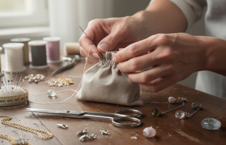 apprenez à confectionner facilement une pochette en tissu pour bijoux grâce à notre guide complet des meilleures techniques, idéal pour protéger et organiser vos accessoires avec style.