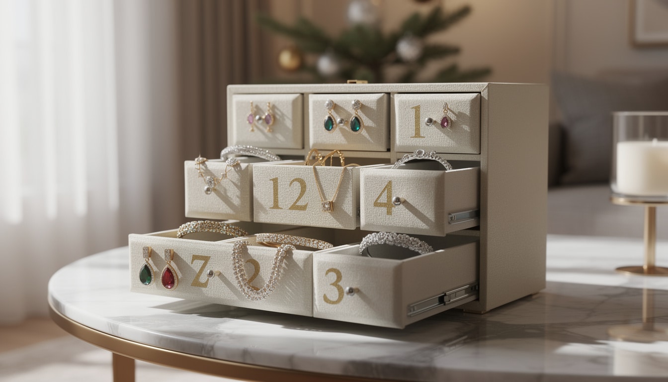 découvrez les 10 bijoux incontournables à déballer dans le calendrier de l'avent bijoux zalando, pour ajouter une touche d'élégance et de surprise chaque jour pendant les fêtes.