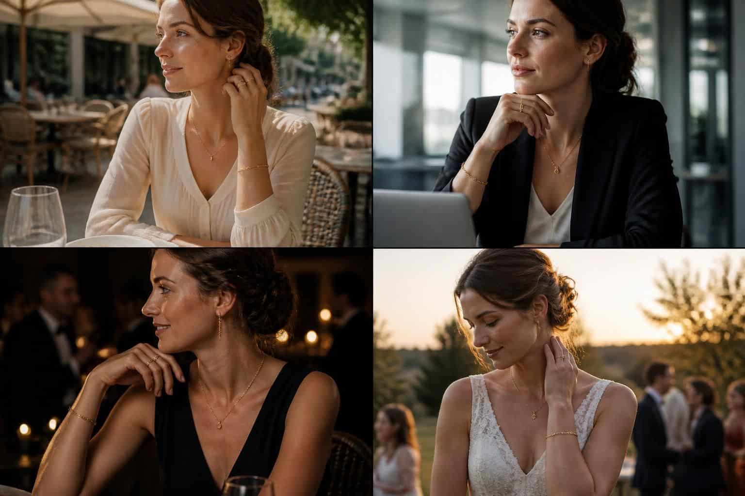 découvrez comment sublimer chaque tenue avec élégance en portant les bijoux de suzanne, adaptés à toutes les occasions.