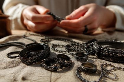 découvrez l'histoire fascinante des bijoux noircis, une tendance intemporelle qui allie élégance et mystère pour sublimer votre style.